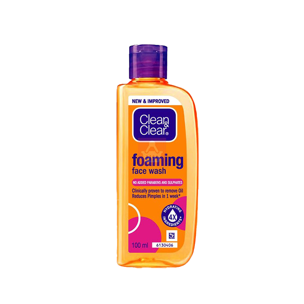 Clean & Clear Foaming Face Wash 100ml – Oil Control & Acne Prevention | Saifuliya Mart BD
