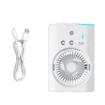 DP-7688 Rechargeable Mist Fan – Portable Cooling Fan with 4000mAh Battery and Water Spray in Bangladesh