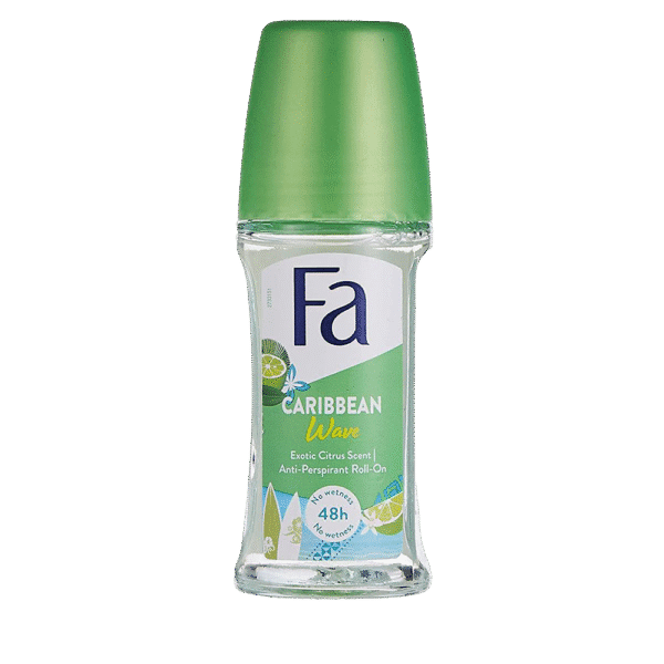 FA Caribbean Wave Body Deodorant Roll-On 50ml – UAE Imported Long-Lasting Unisex Deodorant