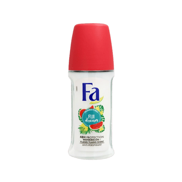 Fa Fiji Dream Roll-On Deodorant for Women – 50ml | Alcohol-Free, Tropical Scent, Long-Lasting Freshness