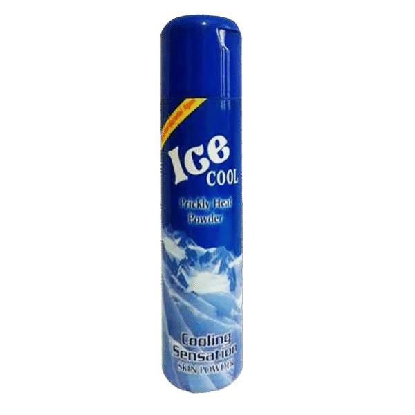 Ice Cool Prickly Heat Powder 100g – Soothing Sandalwood Talcum for Summer in Bangladesh