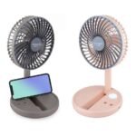 JYSUPER JY-2215 Rechargeable Mini Fan with 4000mAh Battery and Flashlight – Portable Cooling Fan Bangladesh
