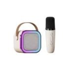 K12 Bluetooth Karaoke Speaker with RGB Lights and Wireless Microphone for Kids in Bangladesh