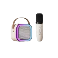 K12 Bluetooth Karaoke Speaker with RGB Lights and Wireless Microphone for Kids in Bangladesh