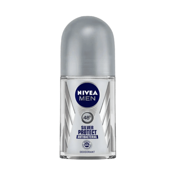 NIVEA Men Silver Protect Roll-On 50ml – Sweat & Odor Control with Masculine Scent