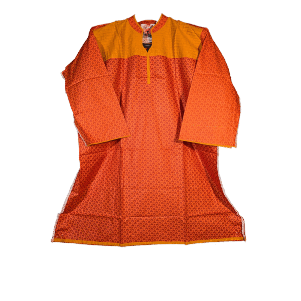 Unstitched Block Print One Piece Dress for Women – Casual Stylish Outfit in Bangladesh