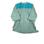 Unstitched Block Print One Piece Dress for Women – Casual Stylish Outfit in Bangladesh