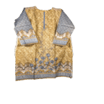 Unstitched Block Print One Piece Dress for Women – Casual Stylish Outfit in Bangladesh