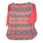 Unstitched Block Print One Piece Dress for Women – Casual Stylish Outfit in Bangladesh