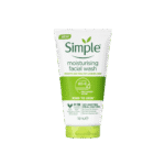 Simple Moisturising Face Wash 150ml – Vegan & Soap-Free Skincare for Sensitive Skin (UK Imported)