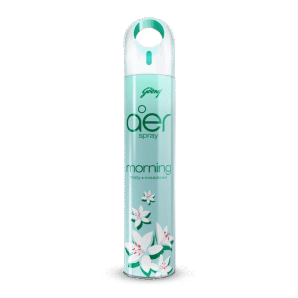 Godrej Aer Room Freshener Spray Morning Misty Meadows – 300ml Jasmine & Lily Floral Air Freshener for Home & Office