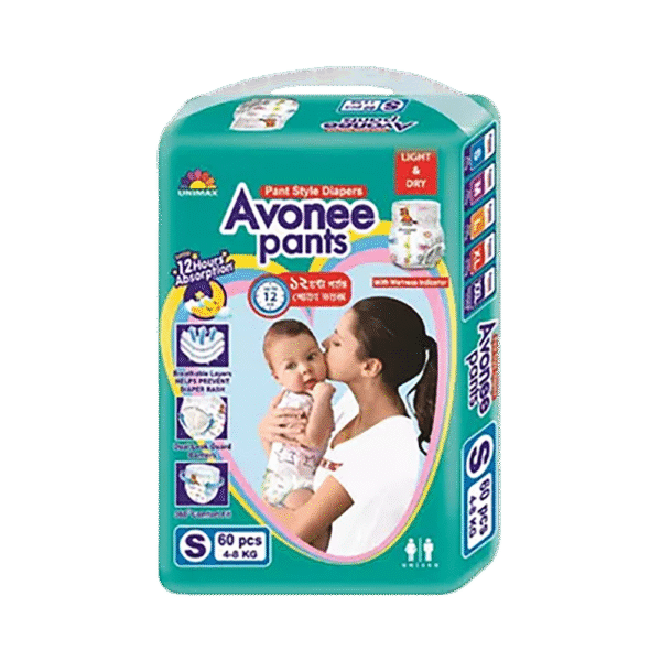 Avonee Disposable Baby Diaper Pant – Soft & Leakproof Baby Diapers for All Sizes