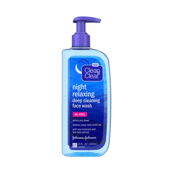 Clean & Clear Night Relaxing Deep Cleaning Face Wash 240ml – Oil-Free Skincare for All Skin Types – Buy Online in Bangladesh