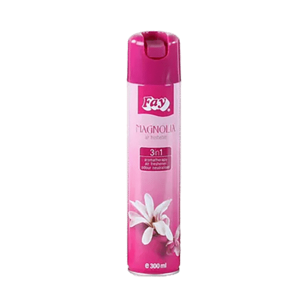 Fay Air Freshener Magnolia 3 in 1 Spray – Floral Room Deodorizer 300ml – Made in Bangladesh
