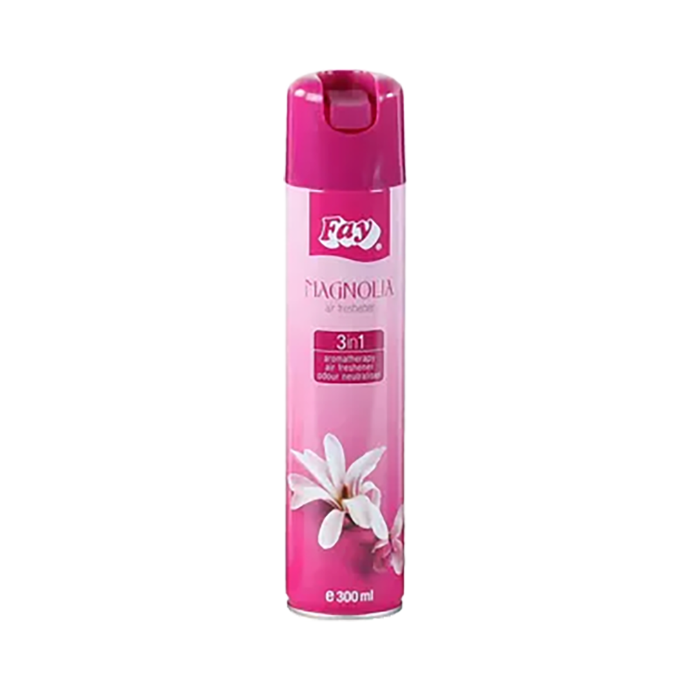 Fay Air Freshener Magnolia 3 in 1 Spray – Floral Room Deodorizer 300ml – Made in Bangladesh