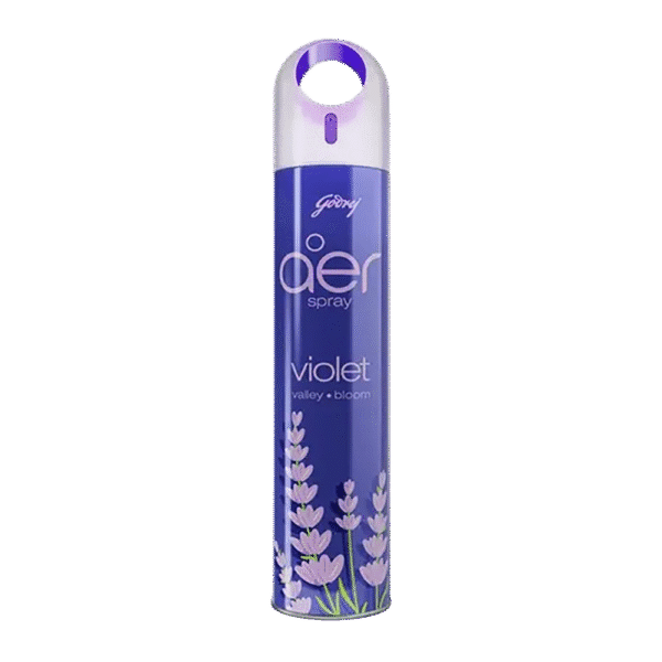 Godrej Aer Violet Valley Bloom Air Freshener Spray 300ml – Room Fragrance for Home & Office – Saifuliya Mart