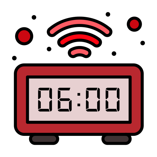 smart alarm clock category icon for saifuliya mart